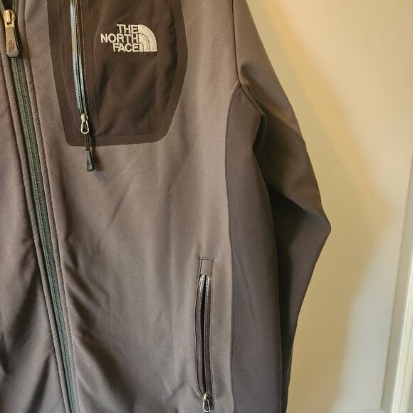 The North Face Men’s Apex Softshell Jacket – Two-Tone Gray/Charcoal – Size XL - Picture 3 of 8
